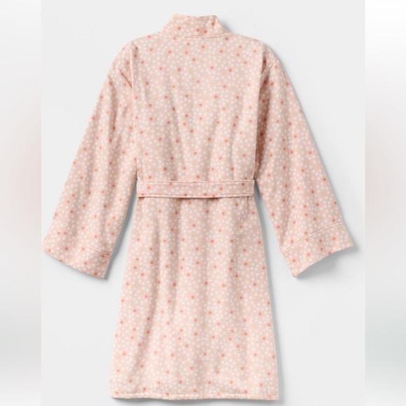 Room Essentials Pink Dotted Bathrobe PERFECT CHRISTMAS GIFT!!  L/XL   NWT - Picture 3 of 3